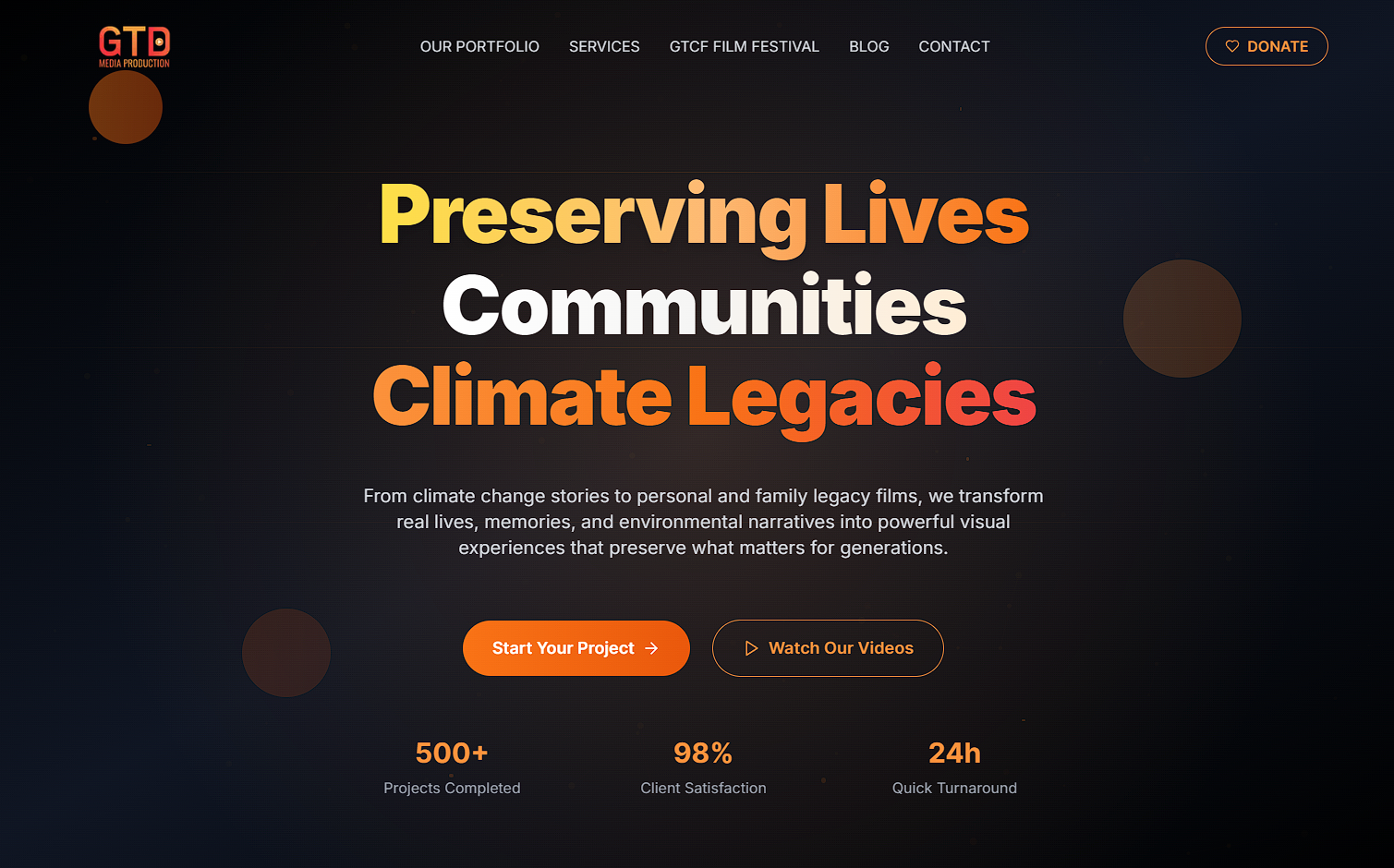 GTD Media product interface
